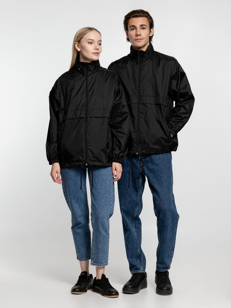 Ветровка из нейлона Surf 210, черная — изображение 15