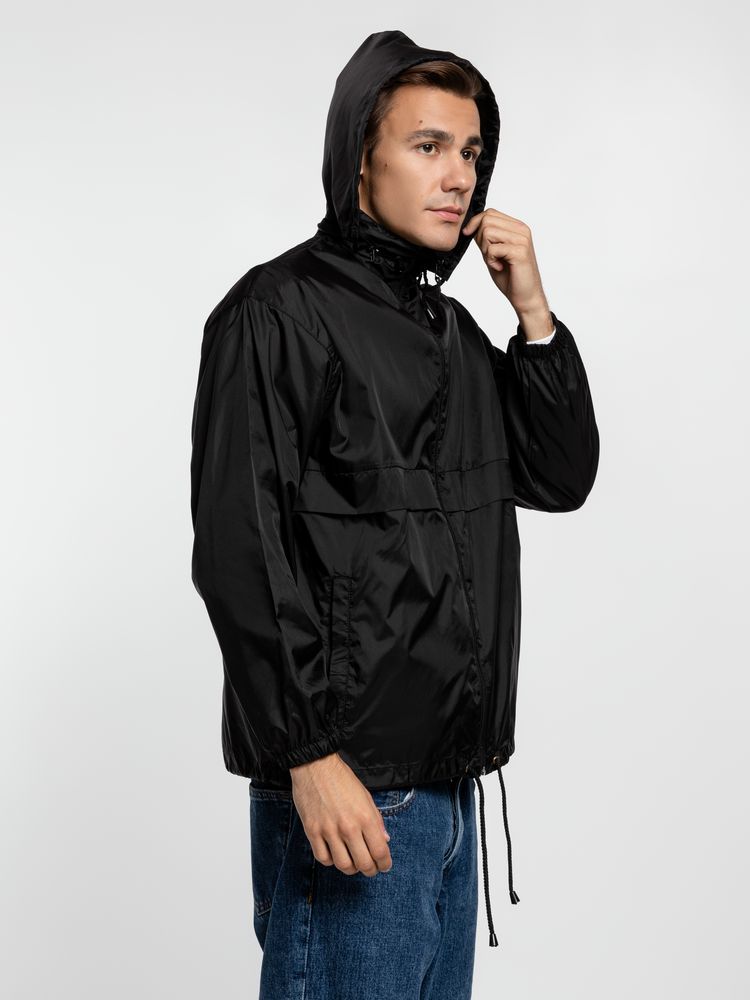 Ветровка из нейлона Surf 210, черная — изображение 14