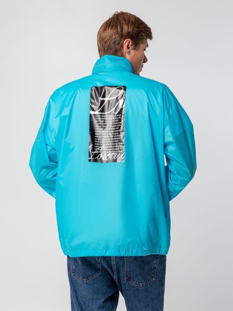 Ветровка из нейлона Surf 210, бирюзовая — изображение 8