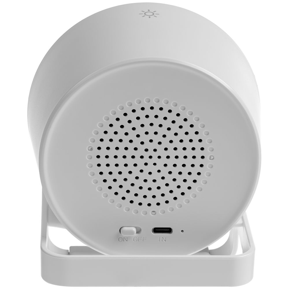 Лампа с колонкой и беспроводной зарядкой moonLight, белая — изображение 6