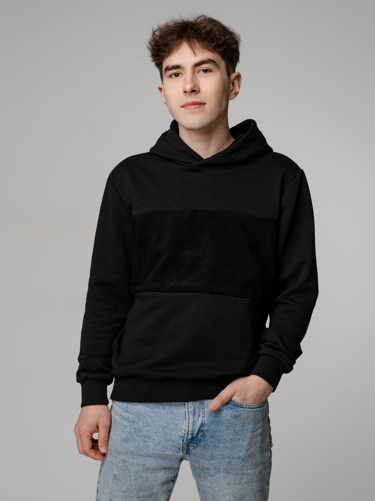 Худи унисекс Patch Catcher со вставкой из липучки, черное — изображение 14