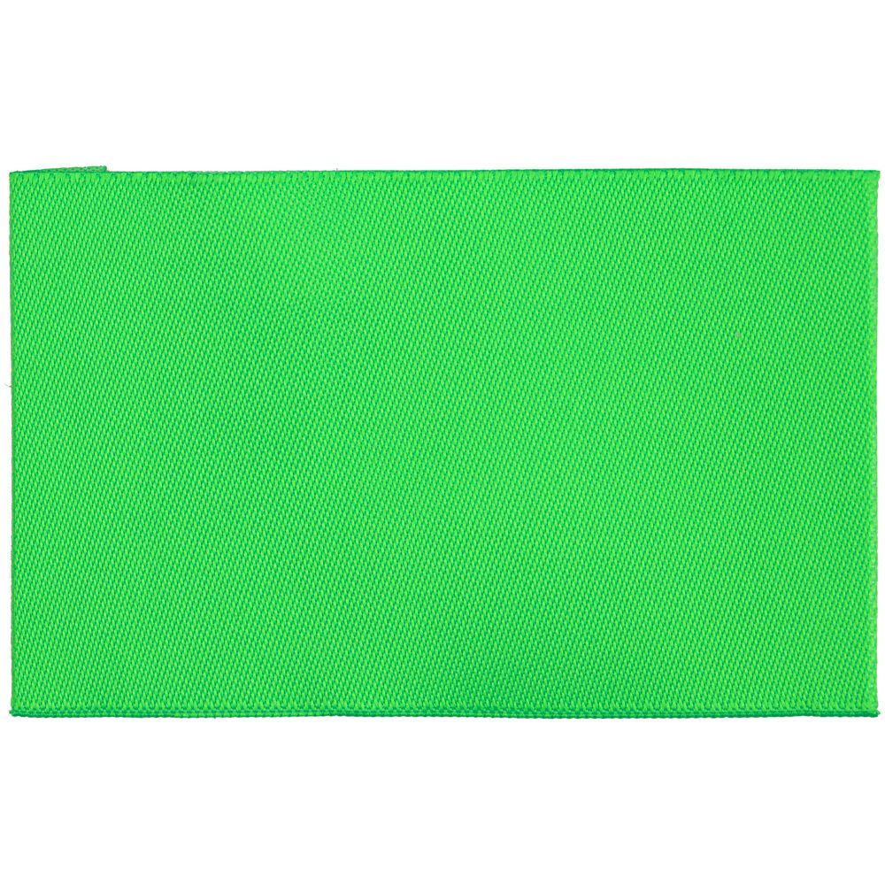 Лейбл тканевый Epsilon, XL, зеленый неон