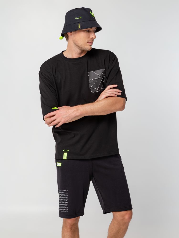 Футболка оверсайз Slope, черная — изображение 12