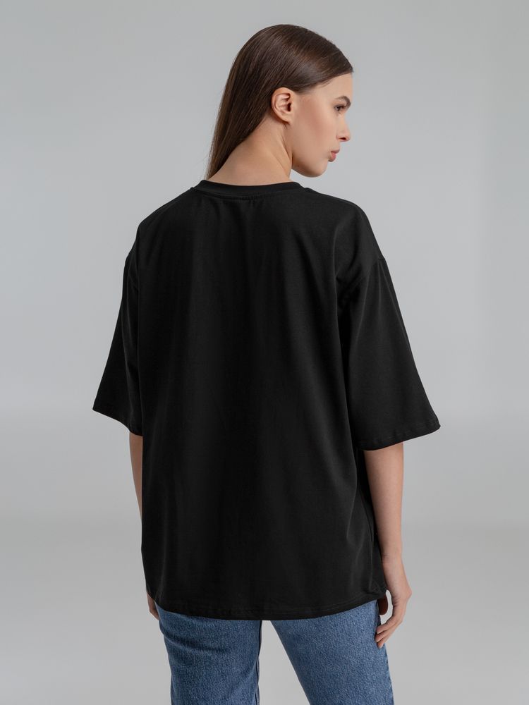 Футболка оверсайз Slope, черная — изображение 7