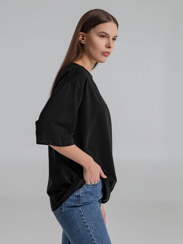 Футболка оверсайз Slope, черная — изображение 6