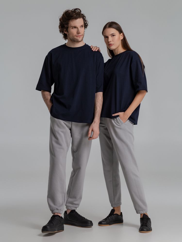 Футболка оверсайз Slope, темно-синяя — изображение 12