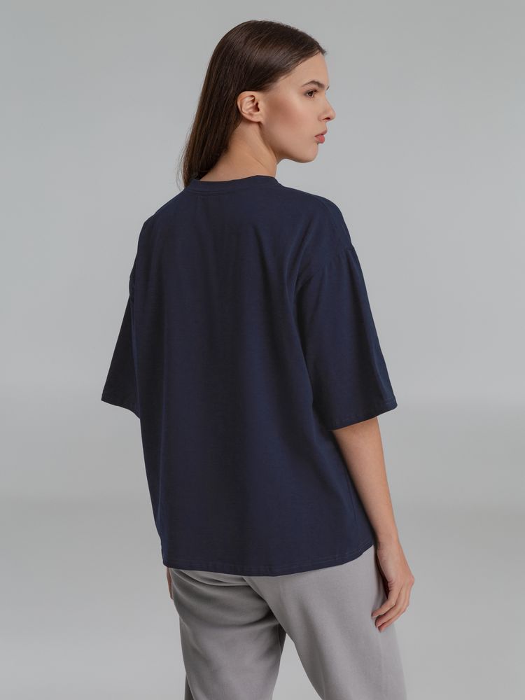 Футболка оверсайз Slope, кобальт (темно-синяя) — изображение 9