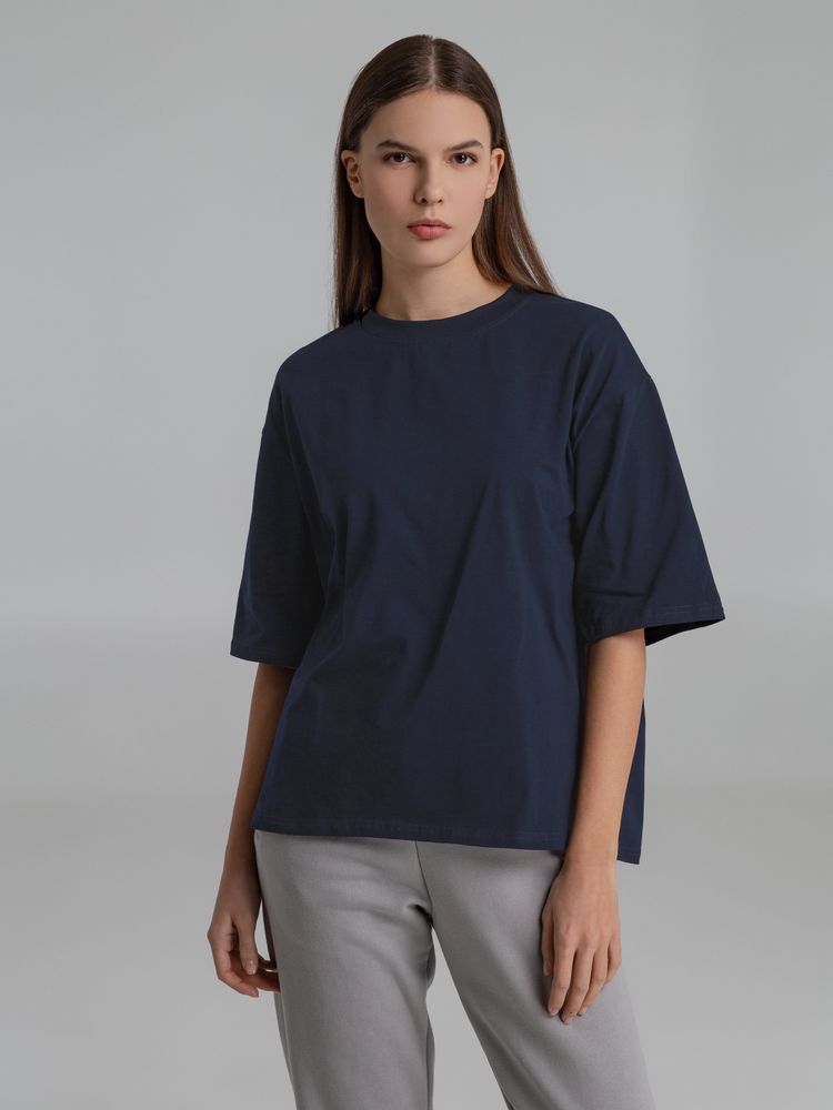 Футболка оверсайз Slope, кобальт (темно-синяя) — изображение 8