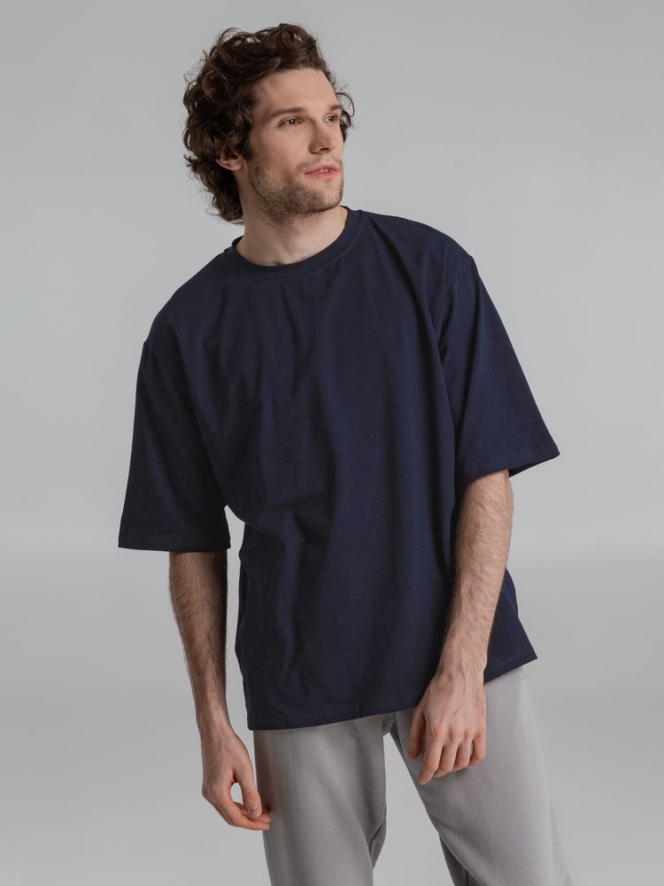 Футболка оверсайз Slope, кобальт (темно-синяя) — изображение 6