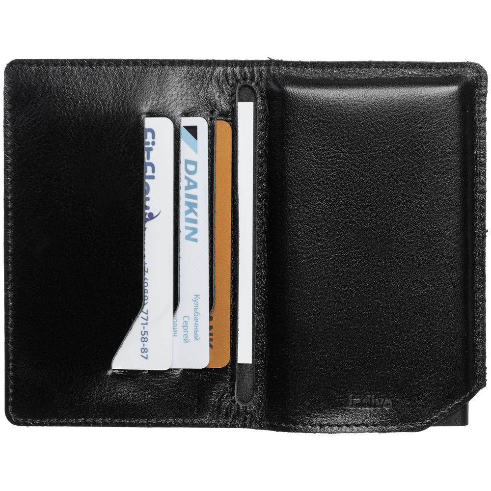 Портмоне reCover с аккумулятором 4000 мАч, черное — изображение 4