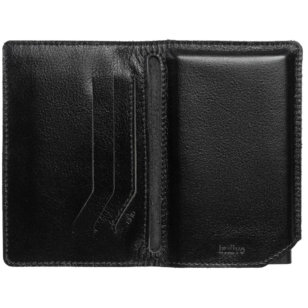 Портмоне reCover с аккумулятором 4000 мАч, черное — изображение 3