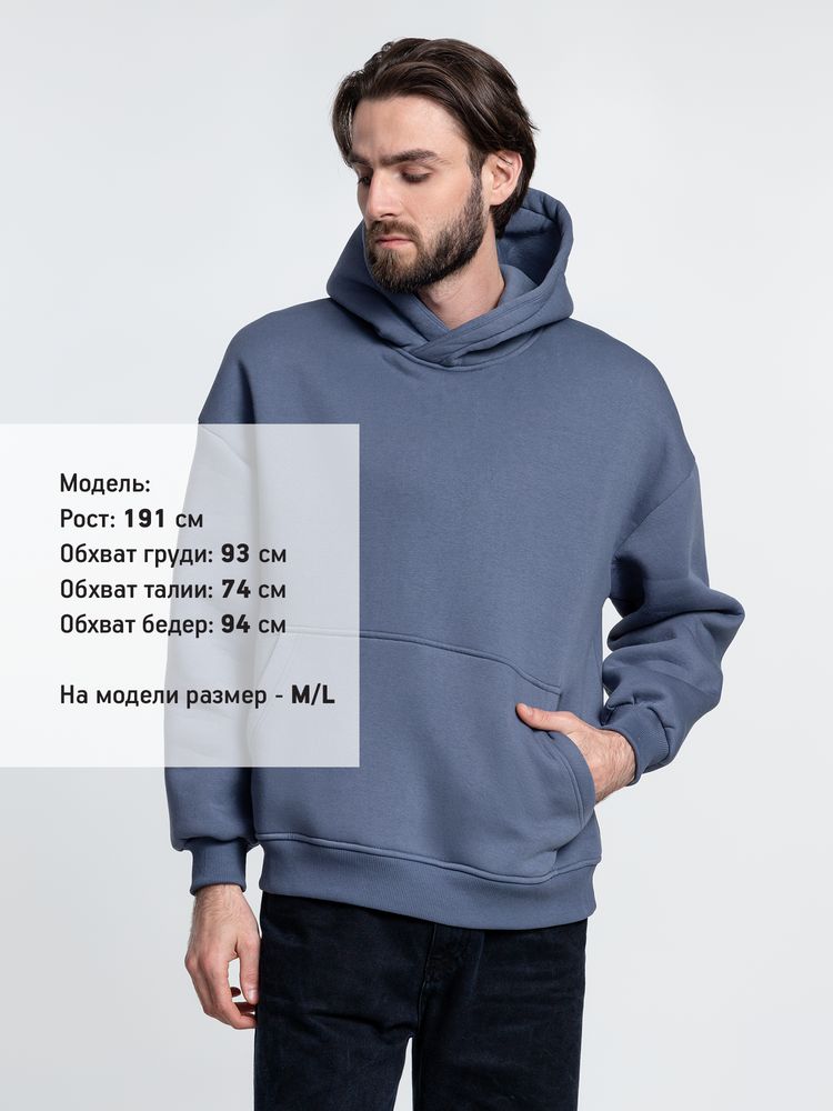 Худи Kulonga Oversize, темно-серое — изображение 6