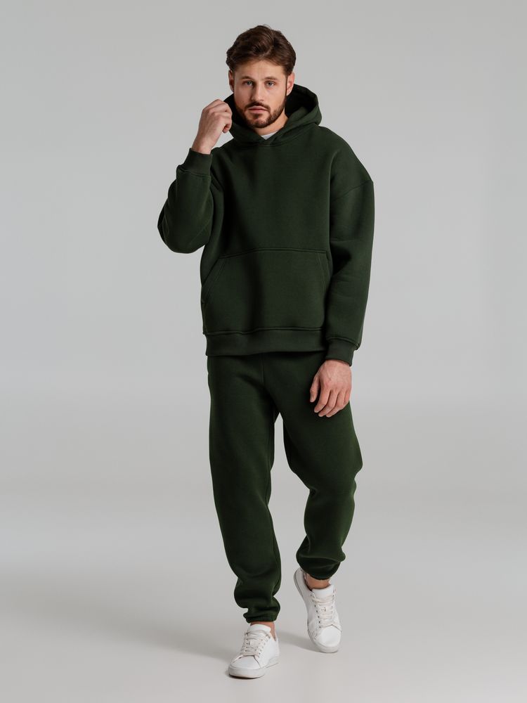 Худи Kulonga Oversize, темно-зеленый (хаки) — изображение 12