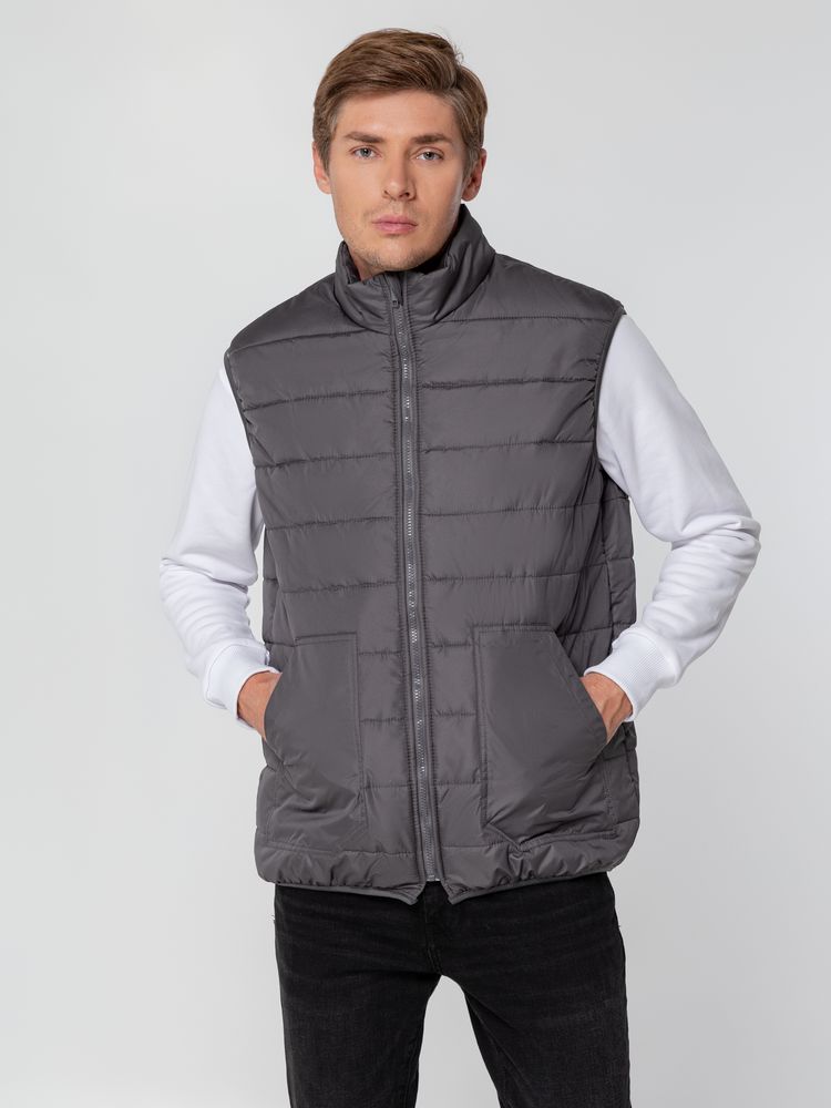 Жилет Leven, темно-серый (графит) — изображение 8