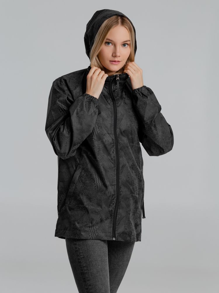 Ветровка светоотражающая Finvind, темно-серая — изображение 13