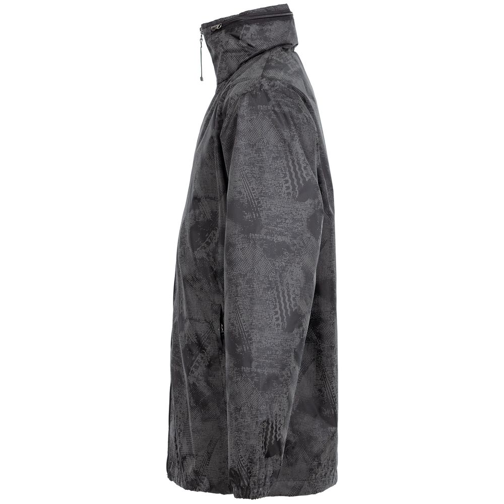 Ветровка светоотражающая Finvind, темно-серая — изображение 4