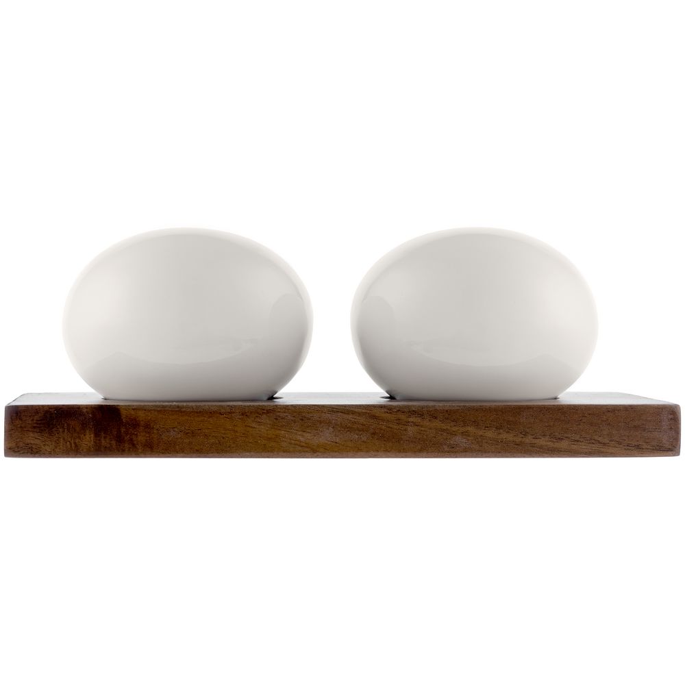 Набор из солонки и перечницы Piacente, белый — изображение 3