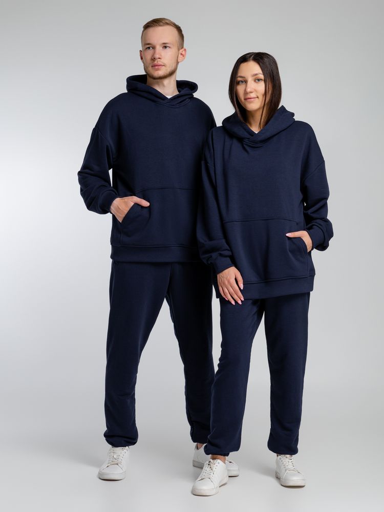 Худи оверсайз Kulonga Comfort, темно-синее — изображение 10