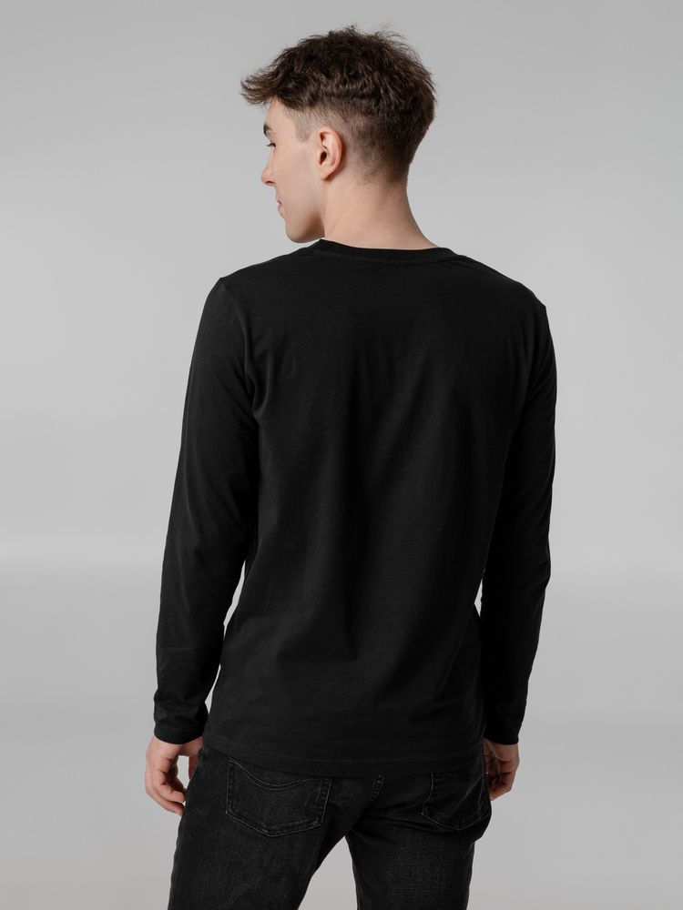 Футболка с длинным рукавом Lehta, черная — изображение 8