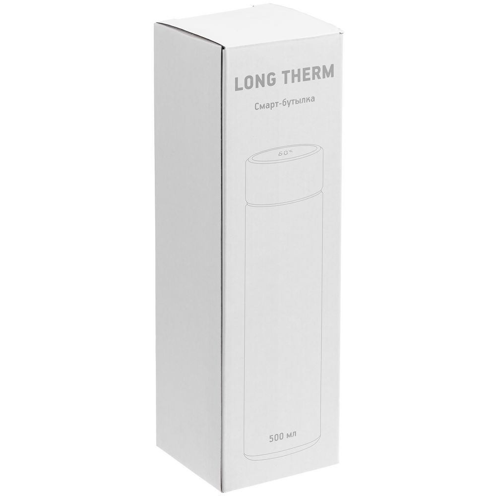 Смарт-бутылка с заменяемой батарейкой Long Therm, синяя — изображение 12