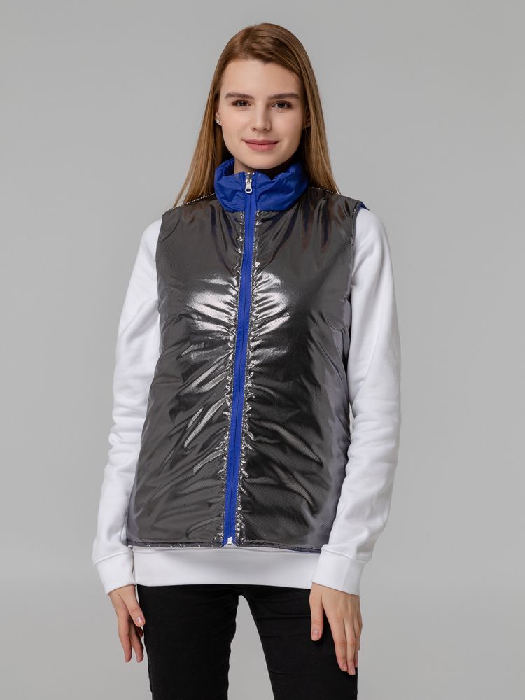 Жилет двусторонний Climb, ярко-синий (сапфир) — изображение 11