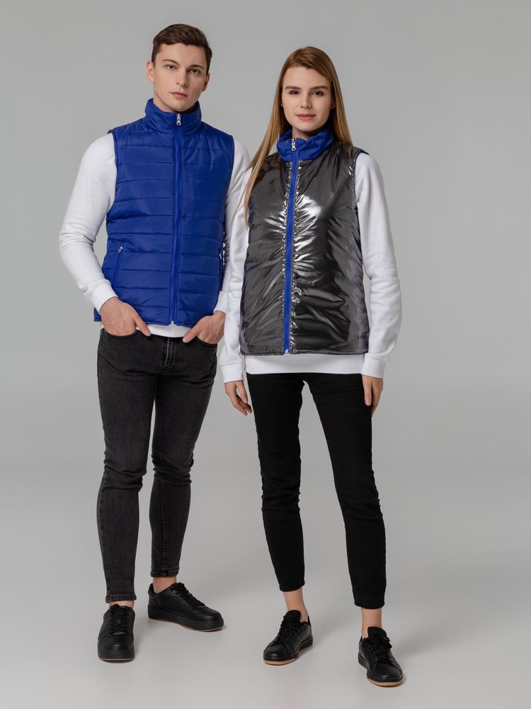 Жилет двусторонний Climb, ярко-синий (сапфир) — изображение 17