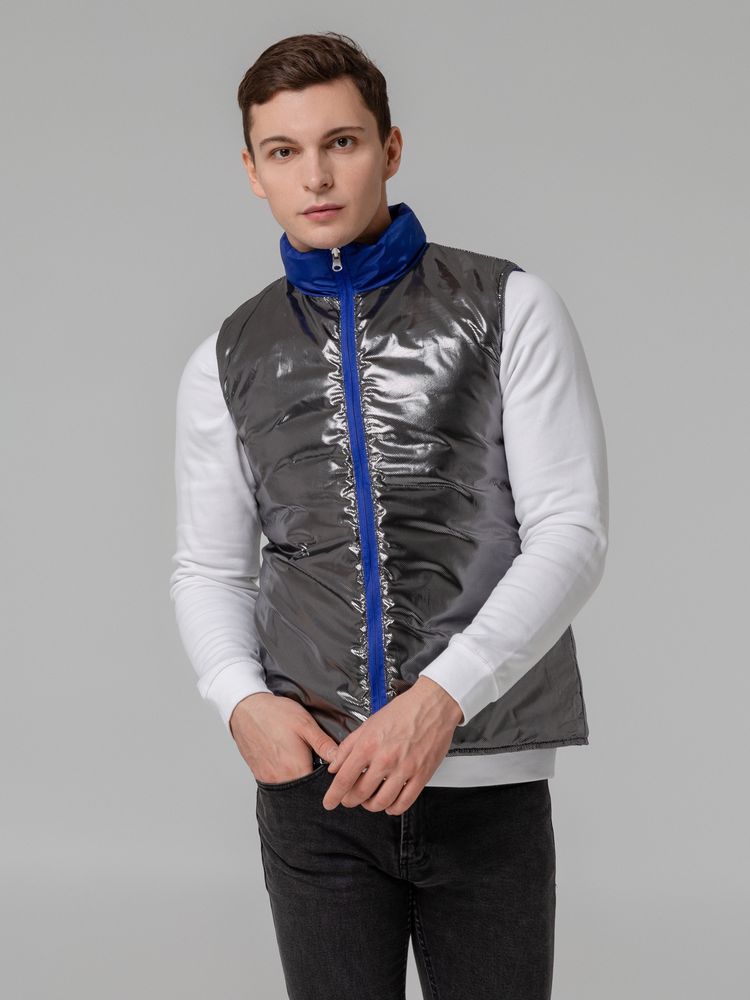 Жилет двусторонний Climb, ярко-синий (сапфир) — изображение 15