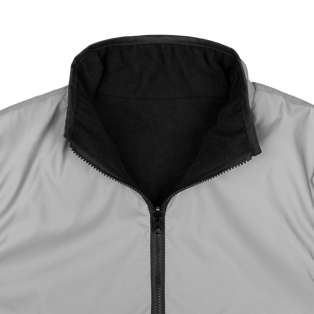 Жилет двусторонний Manifest из светоотражающей ткани, серый — изображение 8