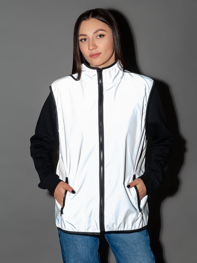 Жилет двусторонний Manifest из светоотражающей ткани, серый — изображение 14