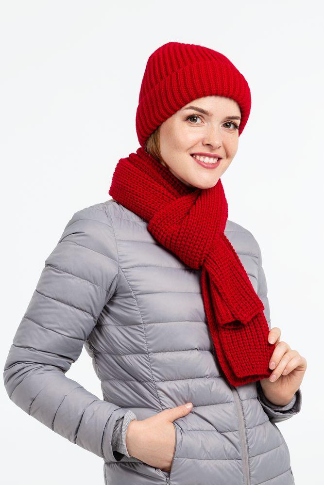 Шарф Nordkapp, глубокий красный — изображение 8