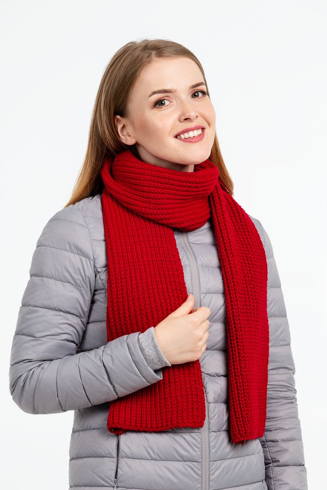 Шарф Nordkapp, глубокий красный — изображение 7