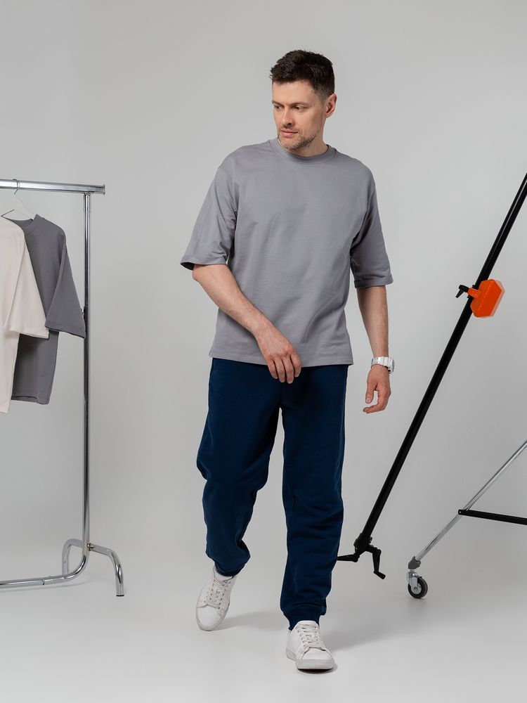 Футболка оверсайз унисекс Kosmos 2.0, кремовая — изображение 9