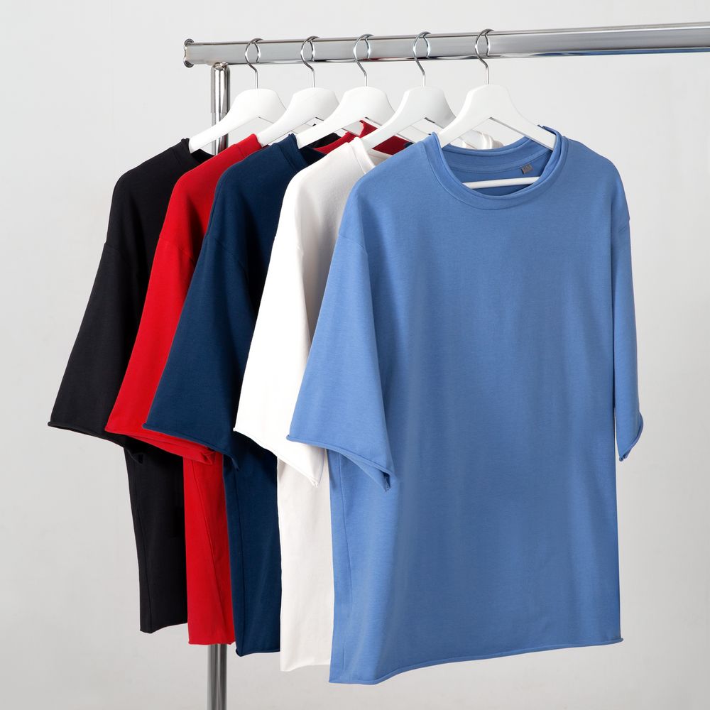 Футболка оверсайз Vozduh 2.0, красная — изображение 4