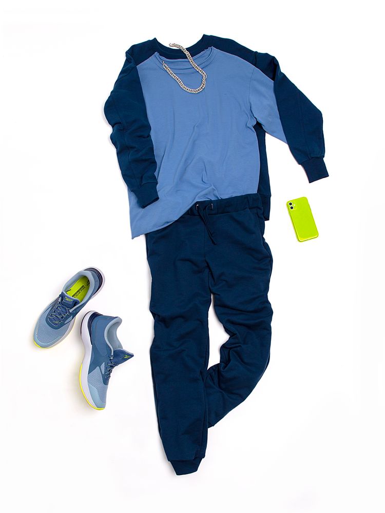 Свитшот унисекс Kosmos 2.0, темно-синий — изображение 12