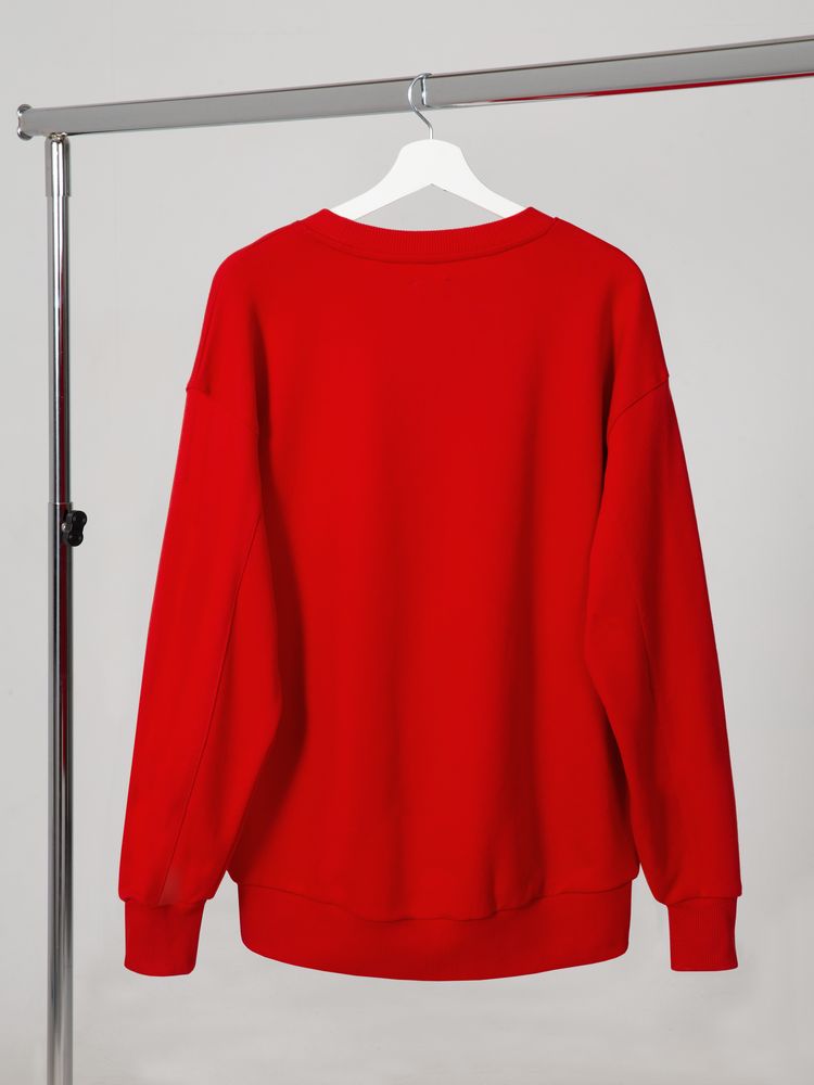 Свитшот унисекс Kosmos 2.0, красный — изображение 3