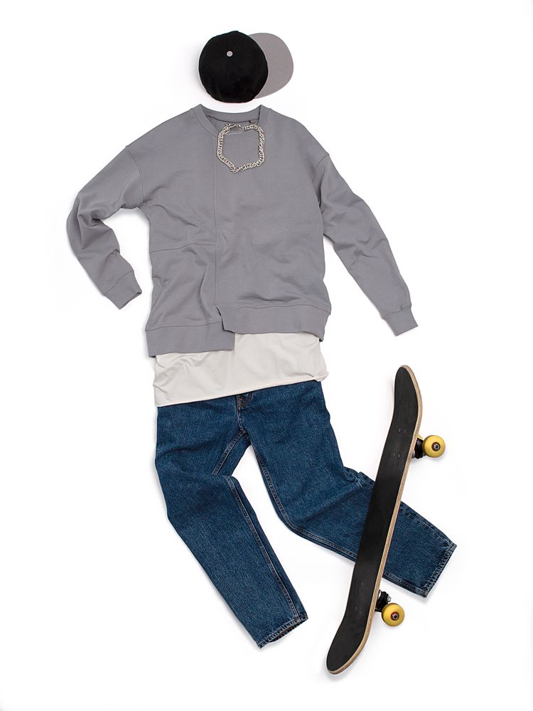 Свитшот Neofit, светло-серый — изображение 11