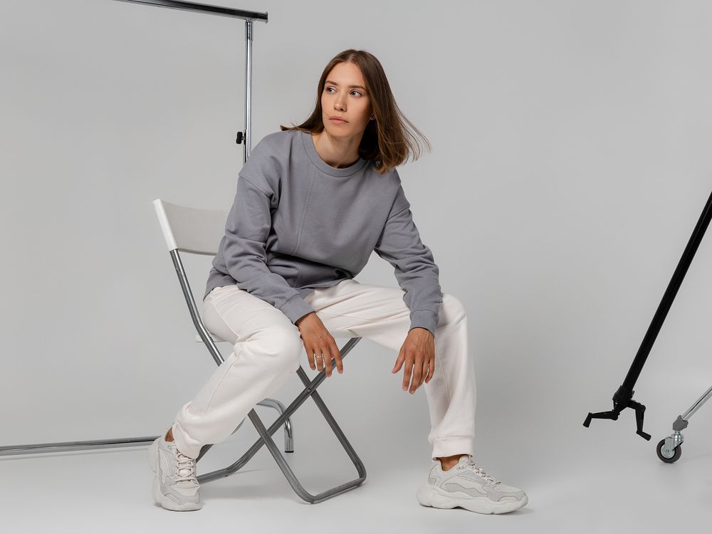 Свитшот Neofit, светло-серый — изображение 10