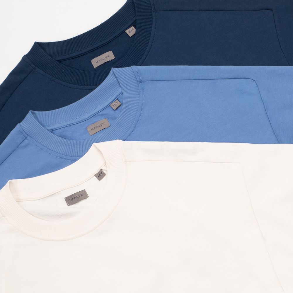 Футболка унисекс Neofit, темно-синяя — изображение 6