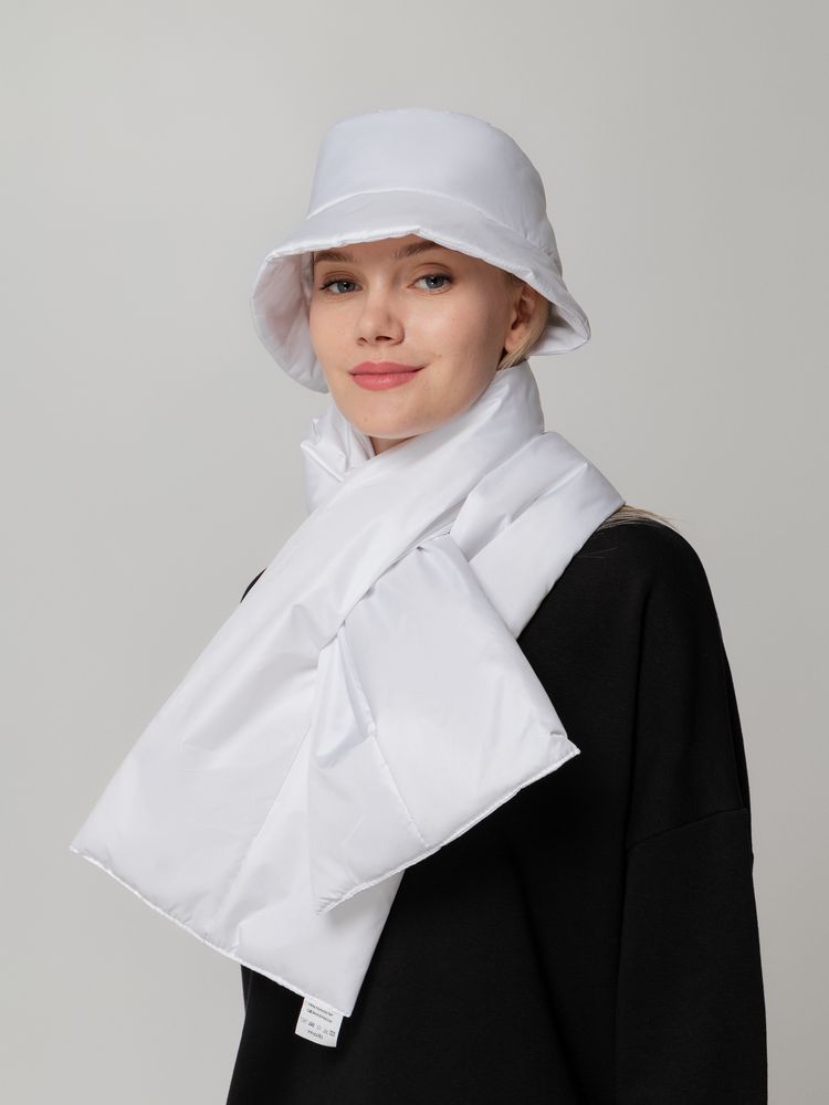 Панама утепленная Shelter, белая — изображение 9