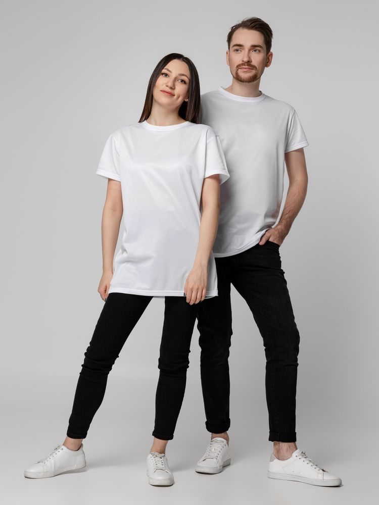 Футболка унисекс для сублимации Paint Tee, белая — изображение 13