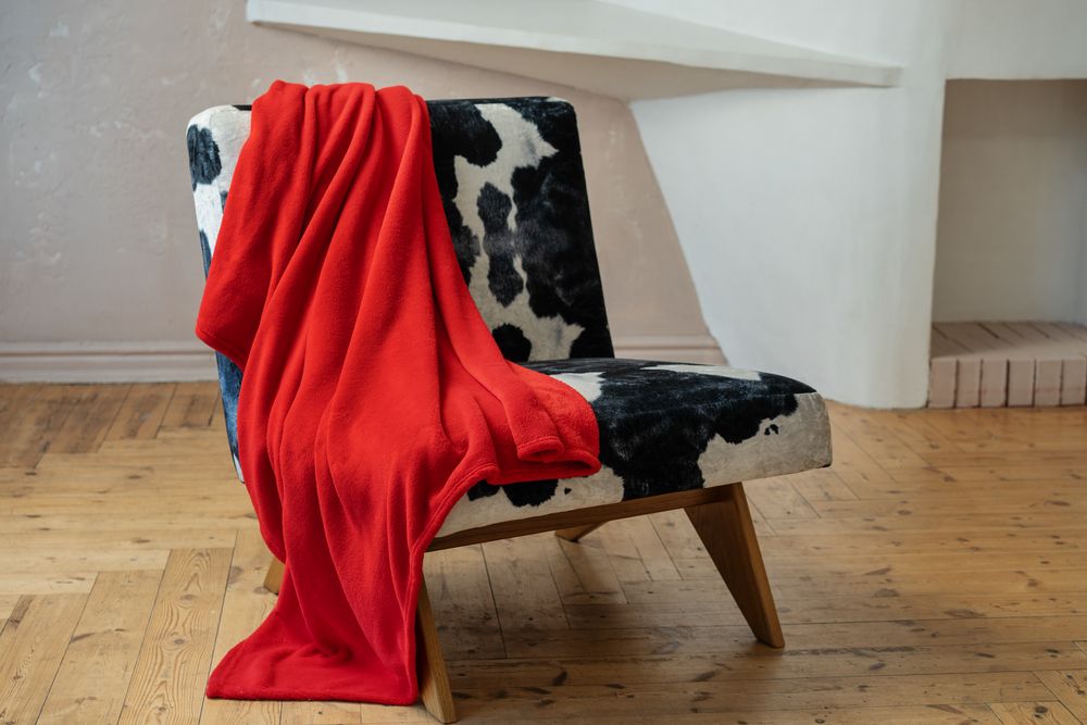 Плед Plush, красный — изображение 7