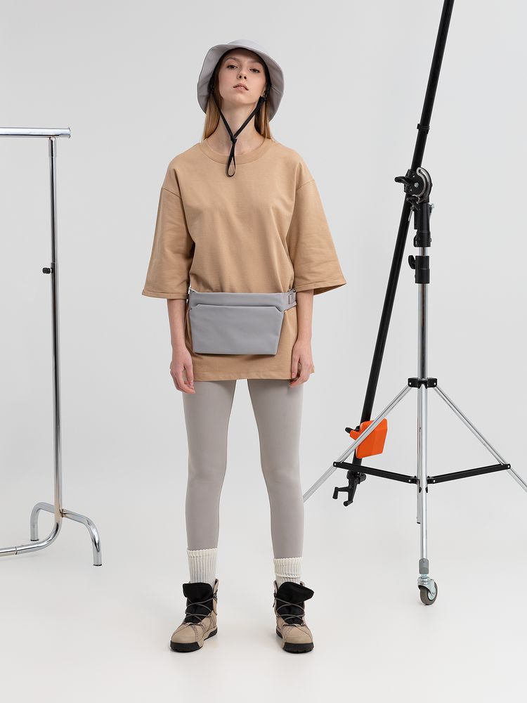 Поясная сумка Traffic, серая — изображение 4