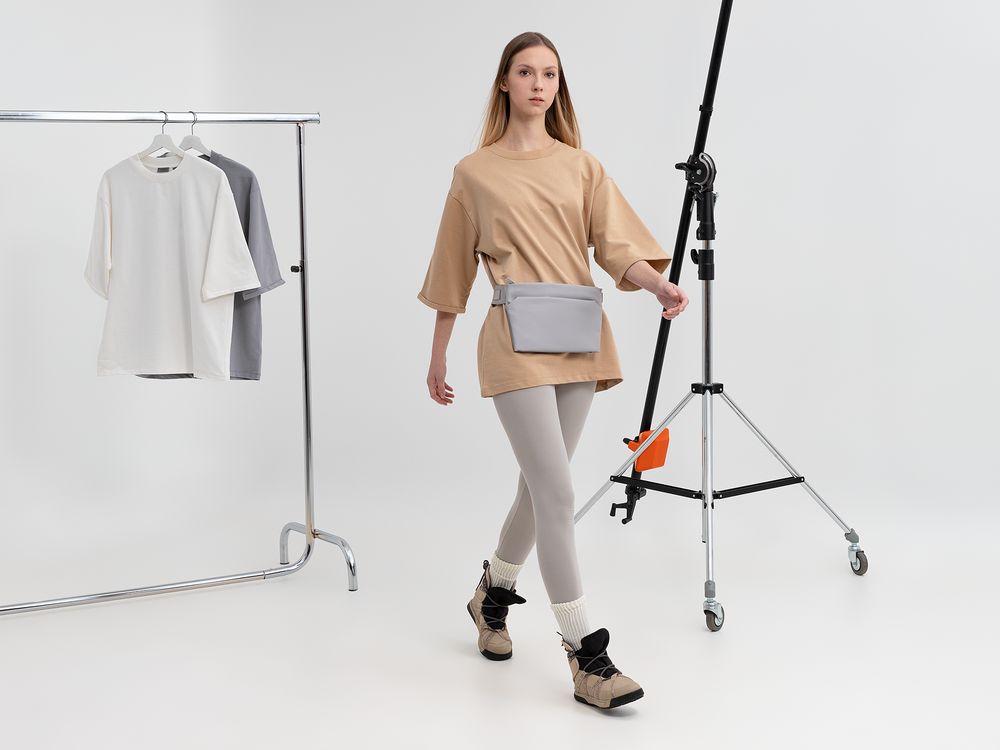 Поясная сумка Traffic, серая — изображение 3