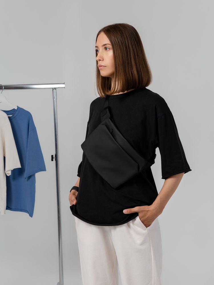 Поясная сумка Traffic, черная — изображение 5