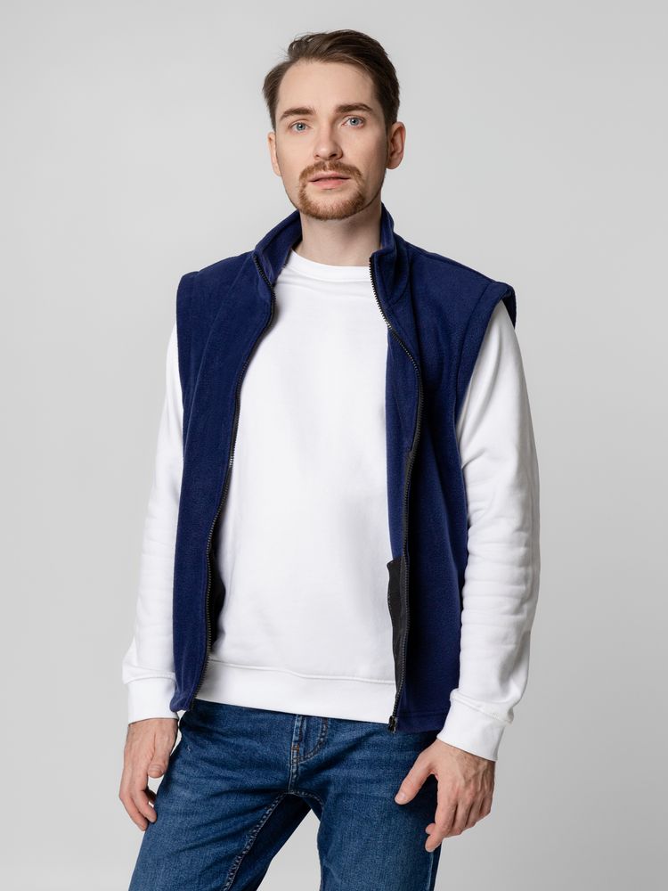 Жилет флисовый Manakin, темно-синий — изображение 8