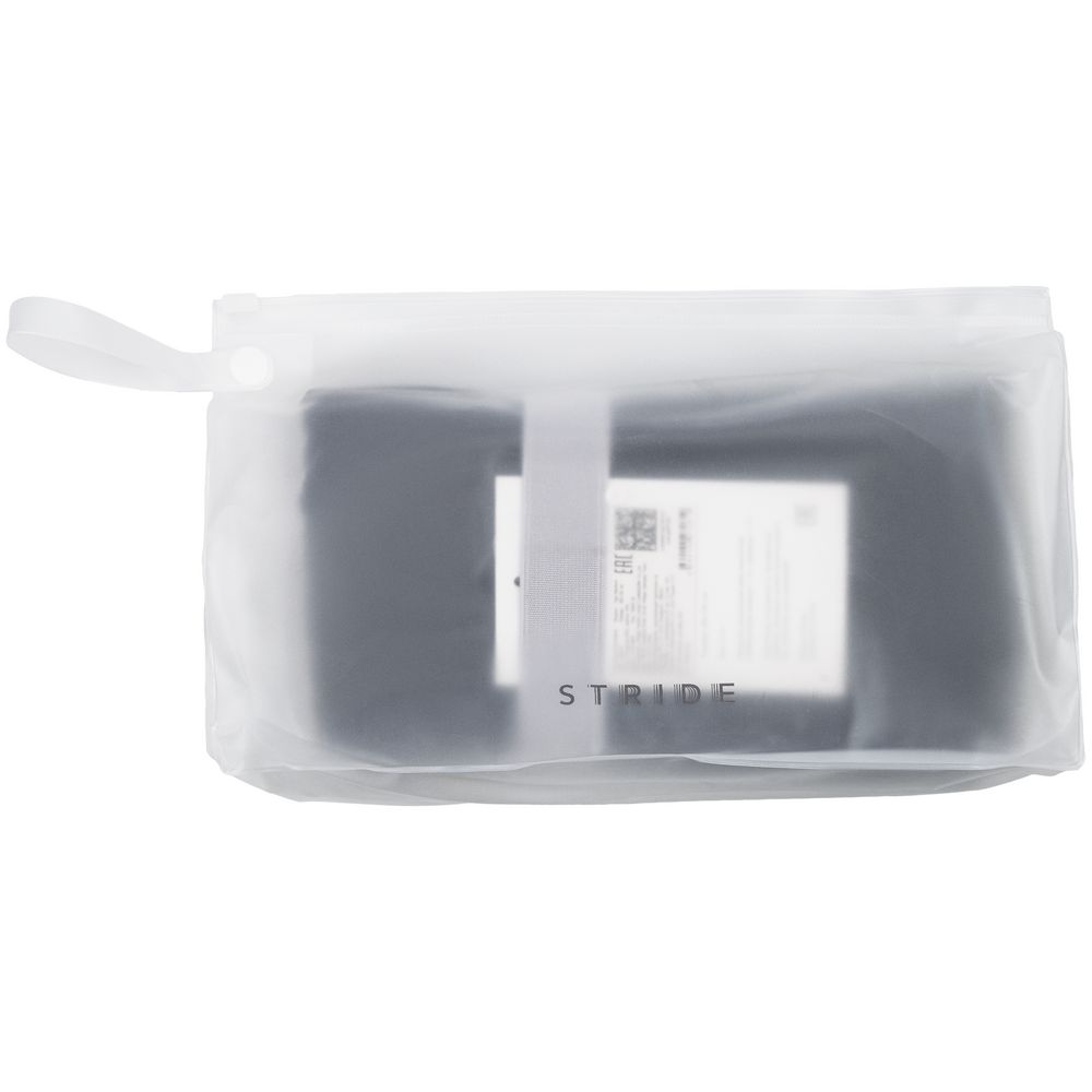 Спортивное полотенце Vigo Medium, темно-серое (графит) — изображение 7