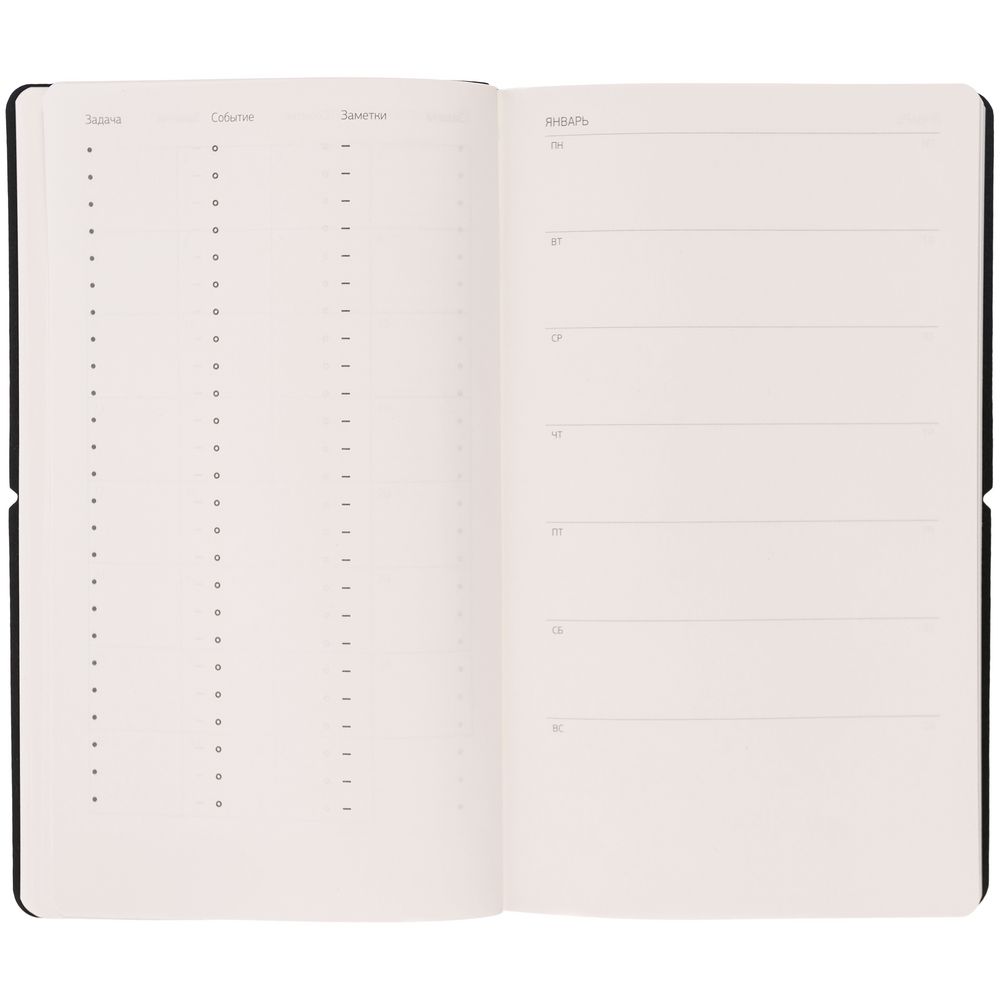 Ежедневник Nubuk, недатированный, бирюзовый — изображение 14