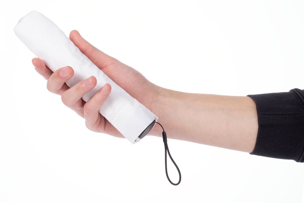 Зонт складной Luft Trek, белый — изображение 5