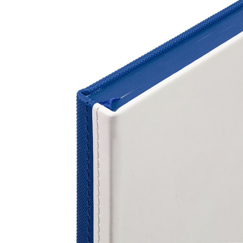 Ежедневник Duplex, недатированный, белый с синим — изображение 6