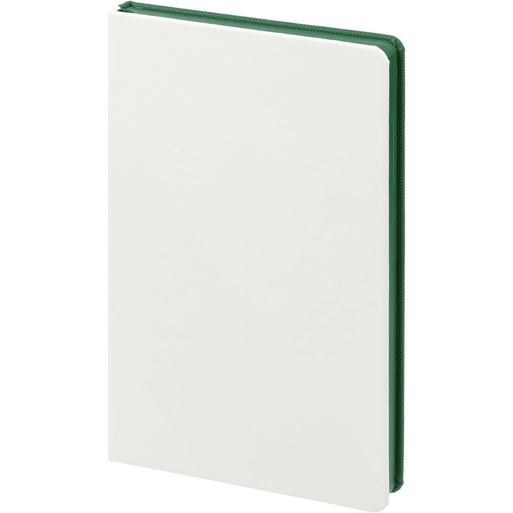 Ежедневник Duplex, недатированный, белый с зеленым — изображение 3